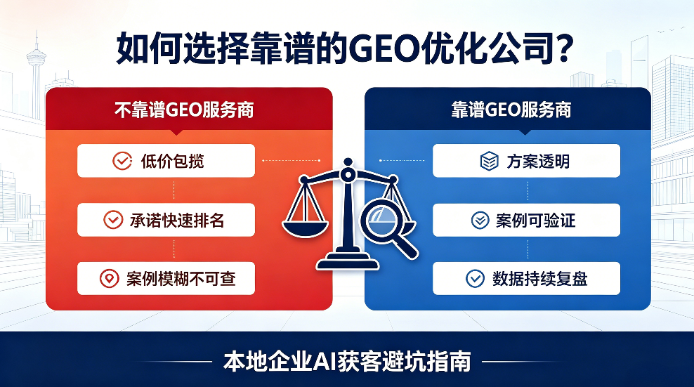 惠东如何选择靠谱的GEO优化公司？本地企业AI获客避坑指南